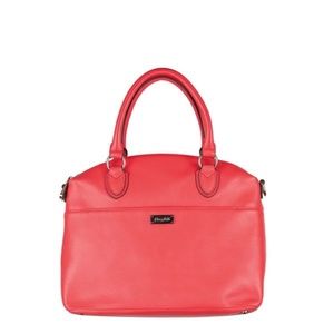 NWT Grace Adele Taylor leather bag in coral